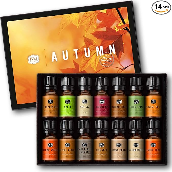 P&J Trading Fragrance Oil Autumn Set of 14 Fragrance Oils by PJTrading