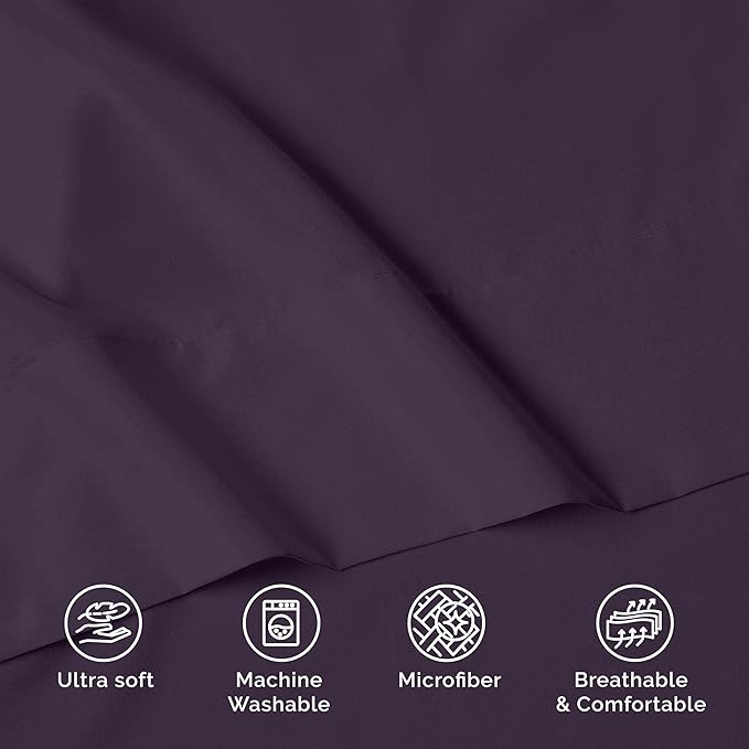 Luxury Flat Sheet on Amazon Elegant Comfort Wrinkle-Free 1500 Premier Hotel - Image 7