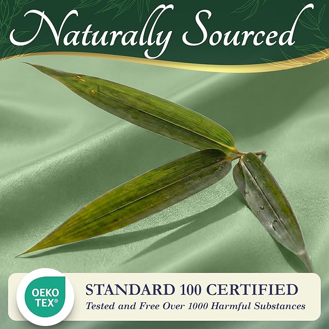 DECOLURE 100% Viscose Derived from Bamboo Sheets Full Size - Image 7