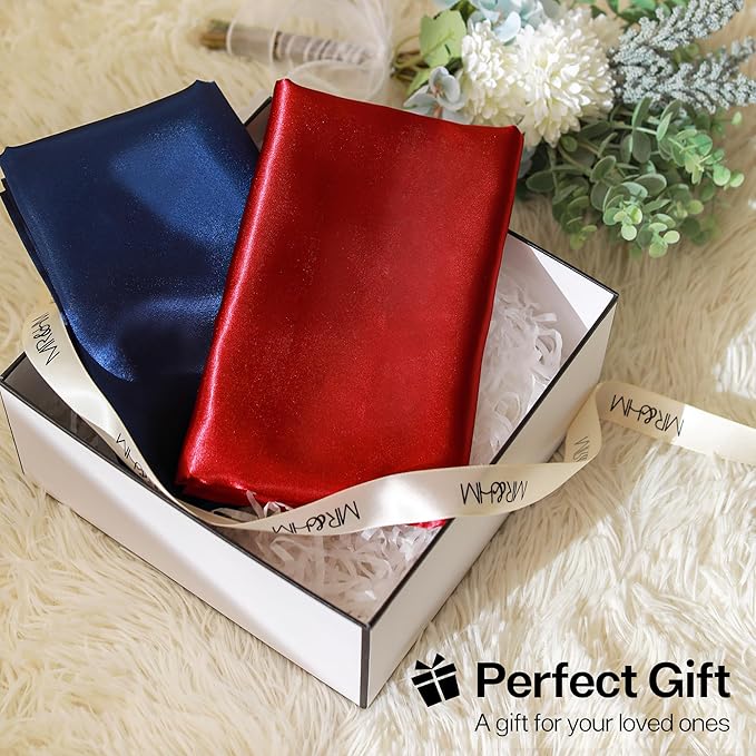 MR&HM Satin Body Pillow Cover, Soft and Breathable Body Pillow Case - Image 6