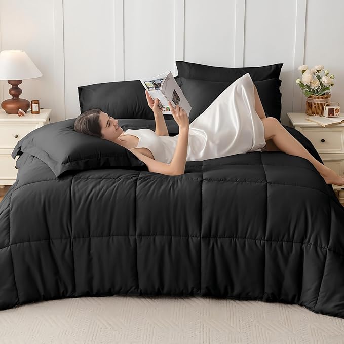 JOLLYVOGUE Oversized Queen Comforter Set, Ultra-Soft Bed in a Bag Oversized - Image 6