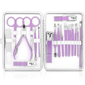 Manicure Set Professional Manicure Pedicure Kit Tools Travel Nail Care Kit by fenlebeneil