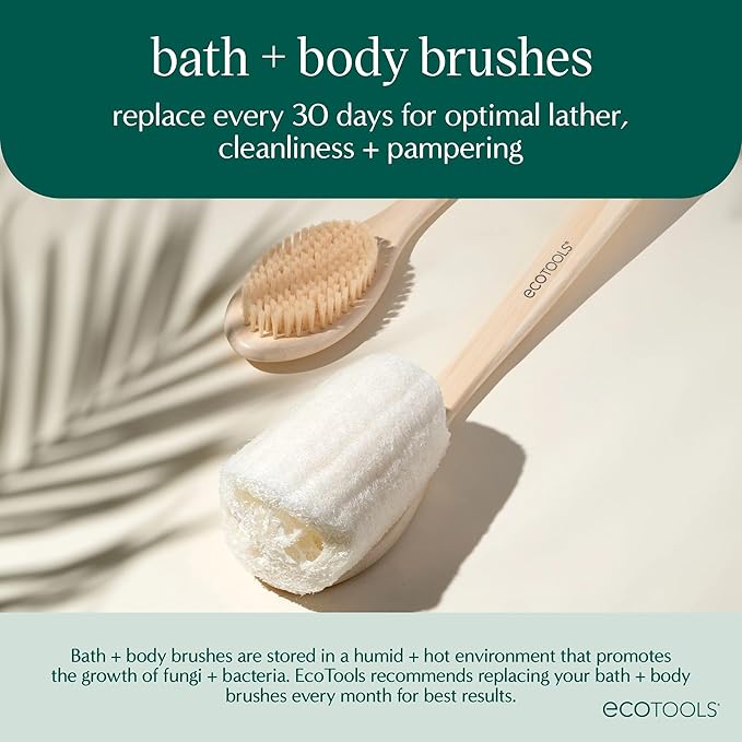 EcoTools EcoPouf Bath Brush, Loofah Brush - Image 6