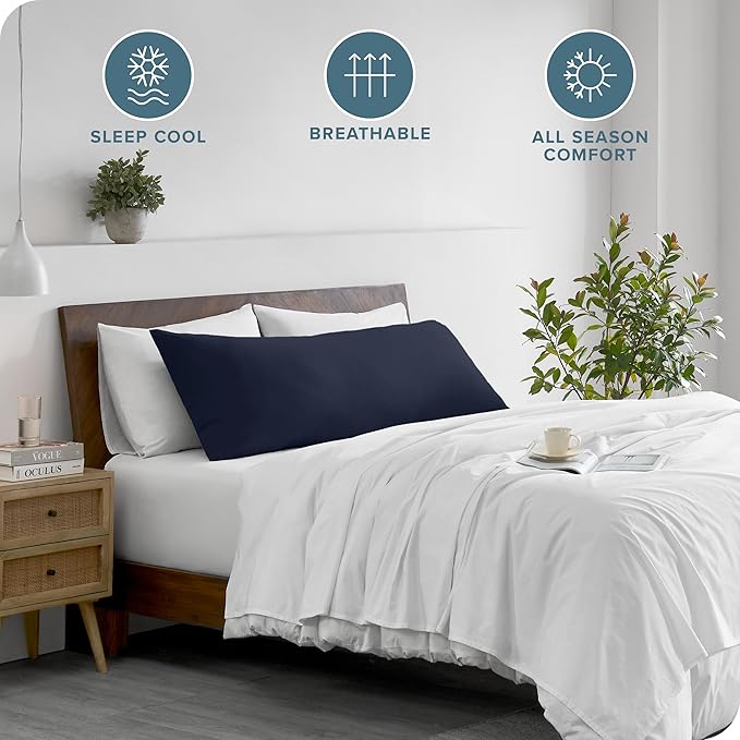 Bare Home Microfiber Body Pillow Cover - Image 2