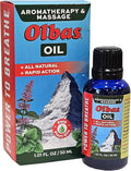 Olbas Massage and Aromatherapy Oil, 1.01 Fl Oz, body massage oil, Swiss Herbal by Olbas