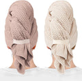 ROLSHOL 2 Packs Large Microfiber Hair Towels by ROLSHOL