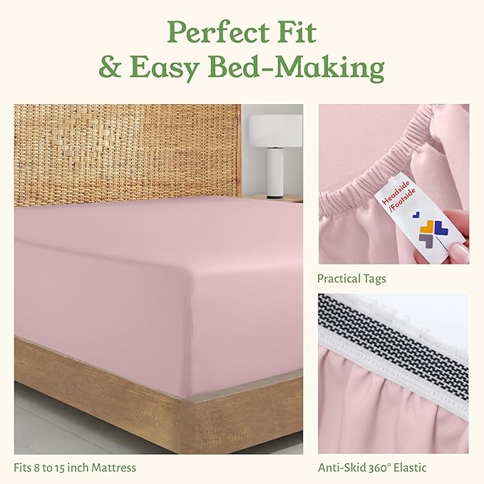California Design Den Full Size Fitted Sheet Only - Image 6