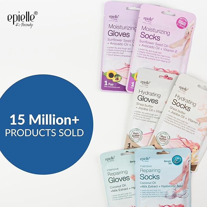 Epielle Intensive Repairing Hand Mask 6 Pairs, Soften - Image 2