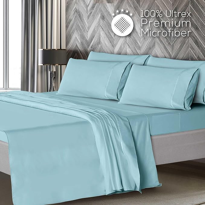 Mueller UltraTemp 6 PC Queen Sheet Set - Image 3