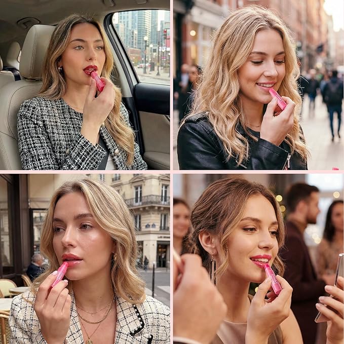 Dmsky 16 Pack Fruity Tinted Lip Balm Bulk, 3-In-1 Moisture, Repair and Color - Image 9