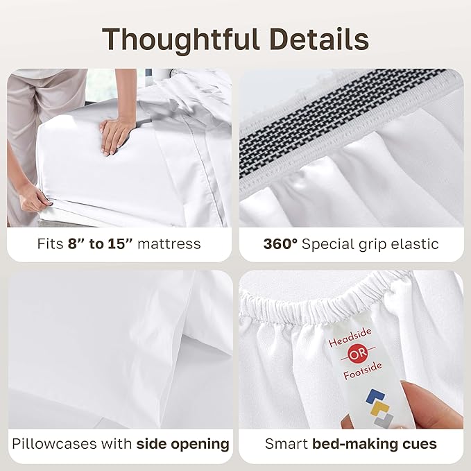 California Design Den Split King Sheets Sets - Image 5