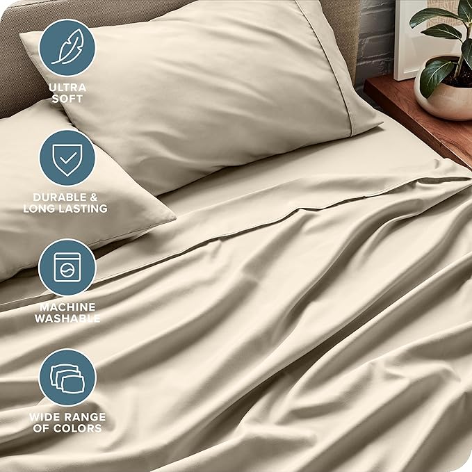 Bare Home California King Sheet Set - Image 4