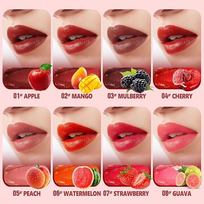 Dmsky 16 Pack Fruity Tinted Lip Balm Bulk, 3-In-1 Moisture, Repair and Color - Image 3