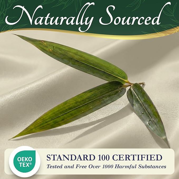 DECOLURE 100% Viscose Derived from Bamboo Sheets Twin Size - Image 7