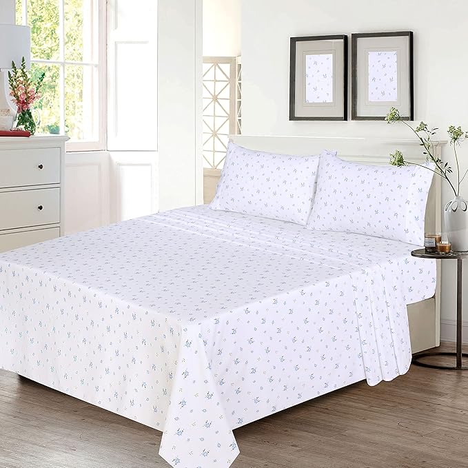 RUVANTI 100% Cotton Sheets – Full Size Percale Bedding, Cooling & Breathable - Image 7