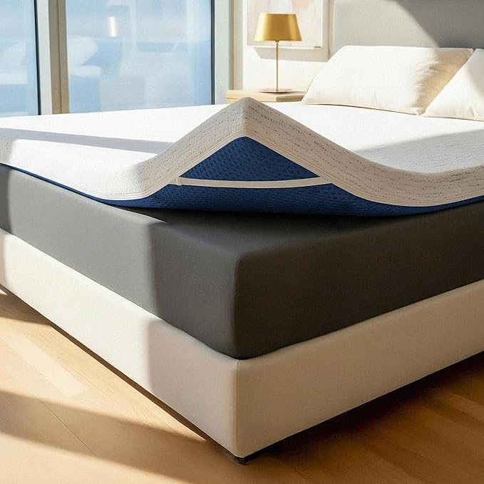 ViscoSoft 4 Inch Memory Foam Mattress Topper Queen by ViscoSoft