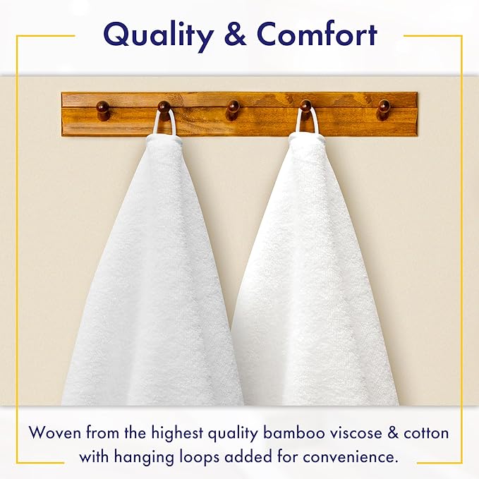 Alusa Home Ultra Soft & Plush Viscose from Bamboo Bath Towels - Image 4