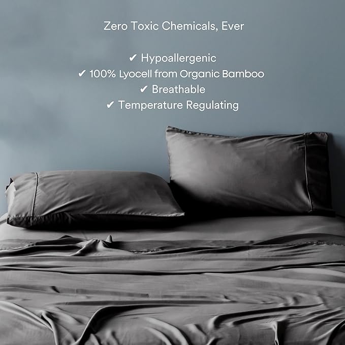 ettitude 100% Lyocell Organic Pillowcase Set – Silky-Soft, Breathable, - Image 2