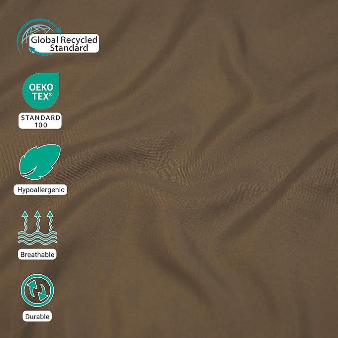 ZPECC Pillow Cases King Size Set of 4, 20x36 Envelope Closure Pillowcases - Image 3