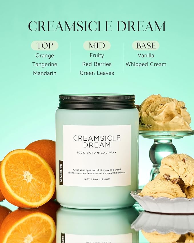 M&SENSE Orange Creamsicle Candle - Image 2