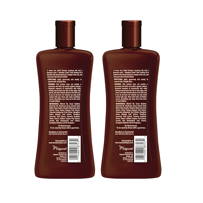 Hawaiian Tropic Dark Tanning Oil, 8 Fl Oz | Moisturizing Body Oil - Image 2
