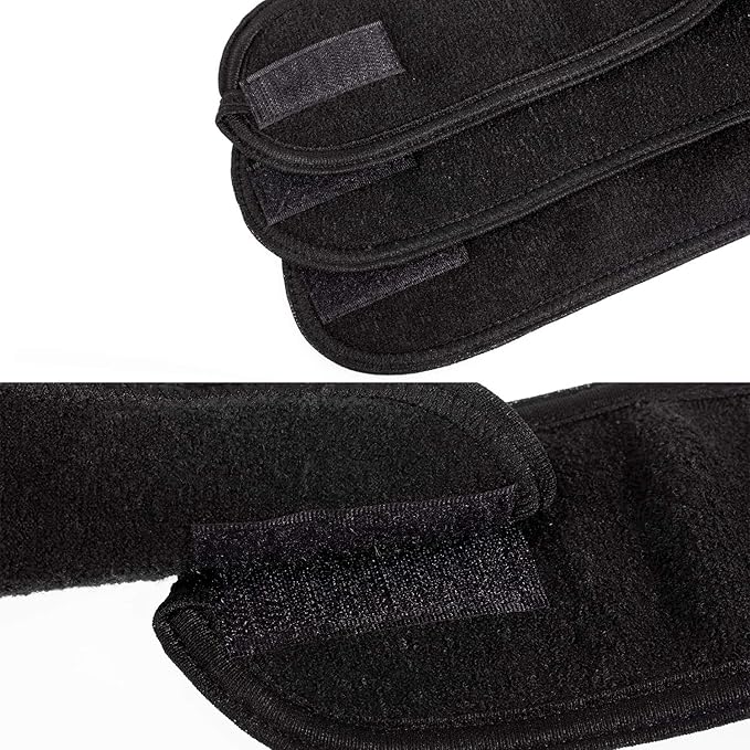 Whaline Spa Facial Headband Head Wrap Terry Cloth Headband 4 Counts Stretch - Image 5