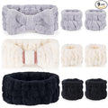DiyJibb 9 Pcs Spa Headband for Washing Face, Skincare Headband and Wristband Set by DiyJibb