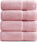 Springtree Home Luxury Bamboo Rayon Bath Towel Set of 4 | 35% Bamboo Rayon by SpringtreeHome