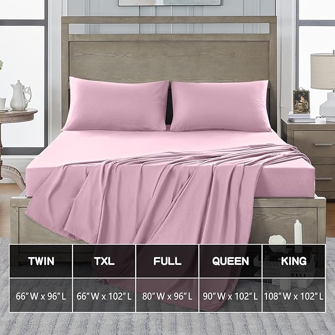 FreshCulture Twin Flat Sheets Only 2 Pack - Image 5