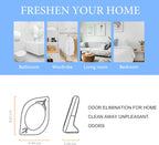 Air Freshener for Home, 4 Pack, Fresh Scent, Odor Eliminator for Small Area Closets Bathroom Pets Strong Odor, Up to 120 Days