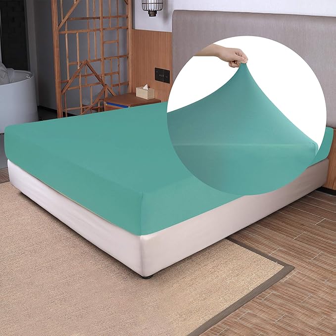 Soft Stretch Queen Size Fitted Sheet Only by NYHOME