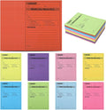 9 Pieces Phone Message Pads for Office Sticky Notes, While You were Out Message Pad Assorted Colors, Self Adhesive Sticky Notes Urgent Record for Work Call 4 x 6 Inch, Office Supplies, 50 Sheets/Pack