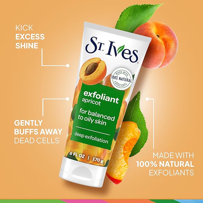St. Ives Fresh Skin Apricot Face Scrub, Deep Exfoliator Skin Care - Image 4