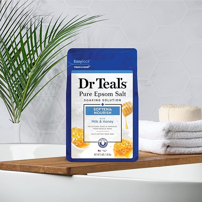 Dr Teal's Epsom Salt Soaking Solution, Soften & Nourish - Image 6