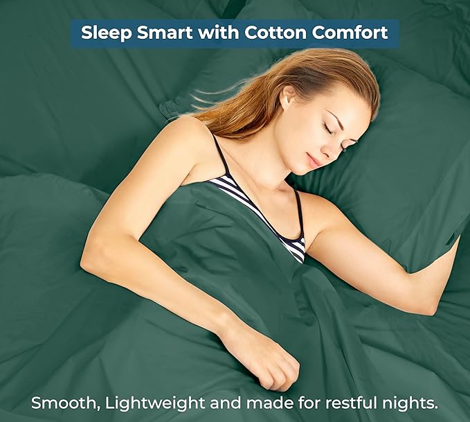Royale Linens 100% Organic Cotton Full Flat Sheet Only - Image 9