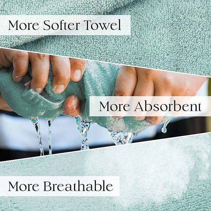 Cotton Towel Wrap for Women/Kids | Quick Dry, Soft & Absorbent 420-GSM Wrap - Image 3
