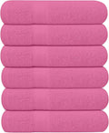 KAHAF COLLECTION 6 Pack Bath Towels Set 100% Ring Spun Cotton, Lightweight by KAHAF+COLLECTION