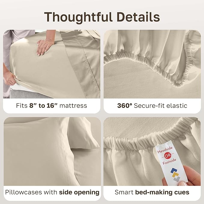 California Design Den Full Size Bed Sheets Set - Image 5