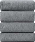 4 Pack Washcloths Set 13"x13", Highly Absorbent & Quick Dry Premium Towel by JessyHome