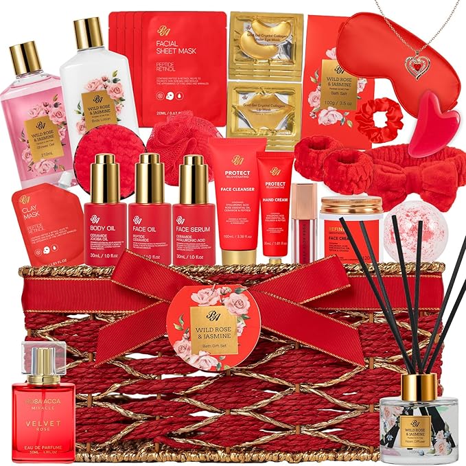 35 Pcs Mothers Day Gifts Baskets by RAROSAACCA