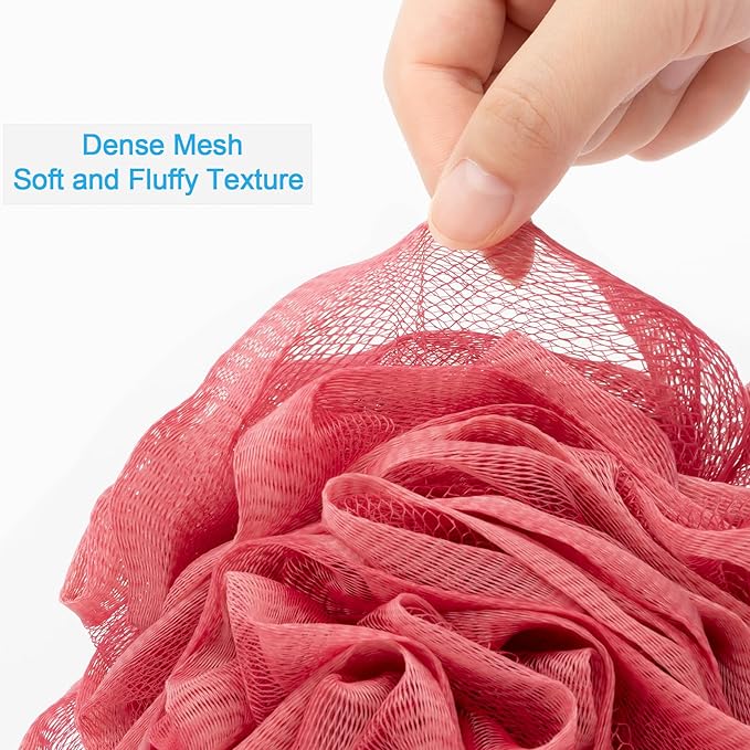 AmazerBath Loofah Sponge 75g/Piece, Exfoliating Bath Sponge Body Scrubber - Image 5