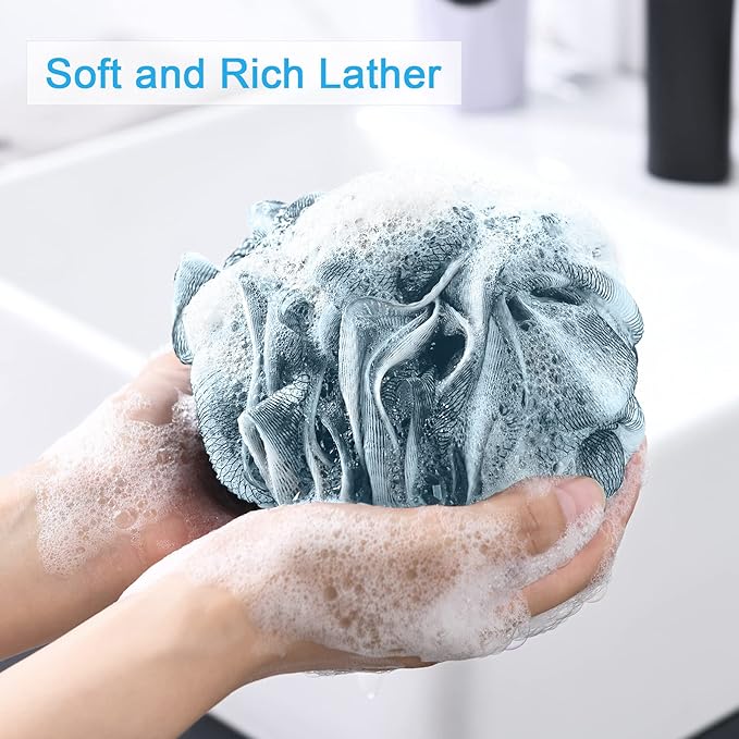 AmazerBath Bath Shower Loofah Sponge 60g/PCS Bath Sponges - Image 2
