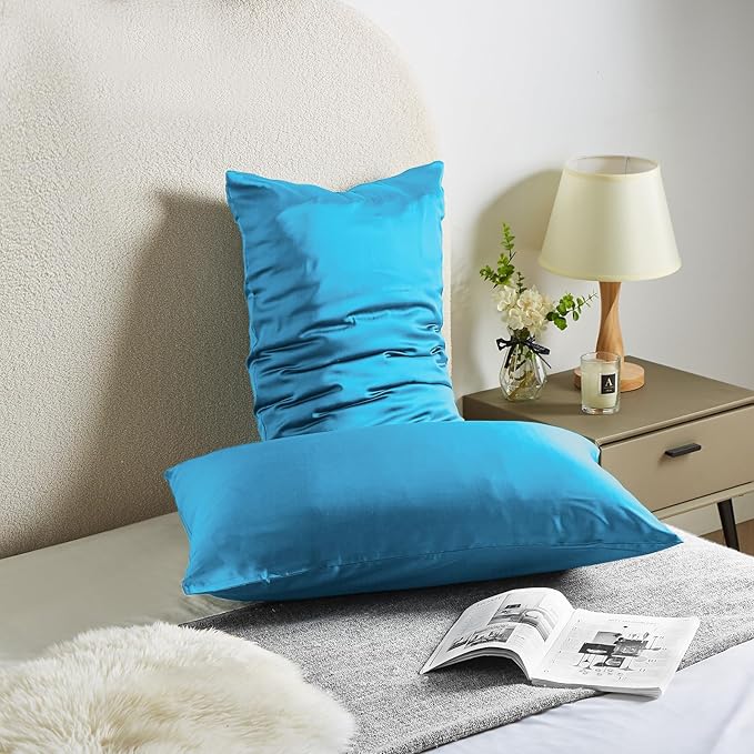 Silk Pillowcase for Hair and Skin Mulberry Silk Pillow Cases Soft Breathable - Image 2