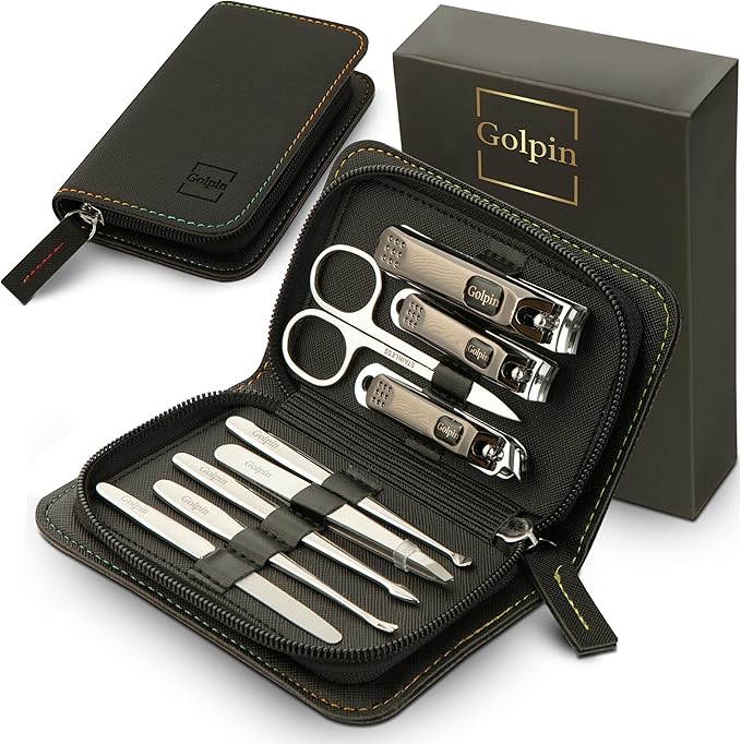 9 Pcs Manicure Set for Men & Women – Stainless Steel Manicure & Pedicure Kit - Image 8