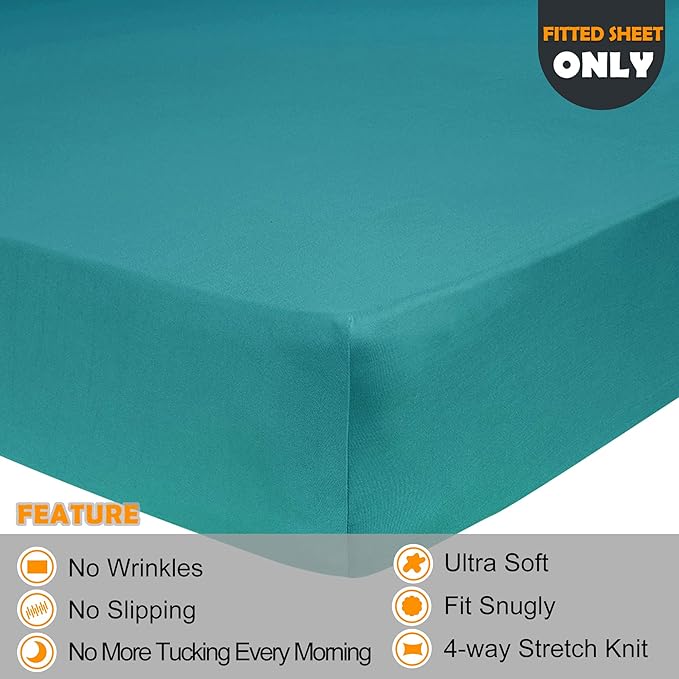 Stretch Queen Fitted Sheet Only - Image 2