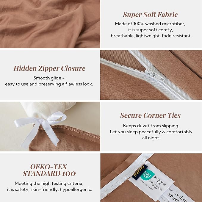 MILDLY Super Soft Duvet Cover 2pcs - Image 5