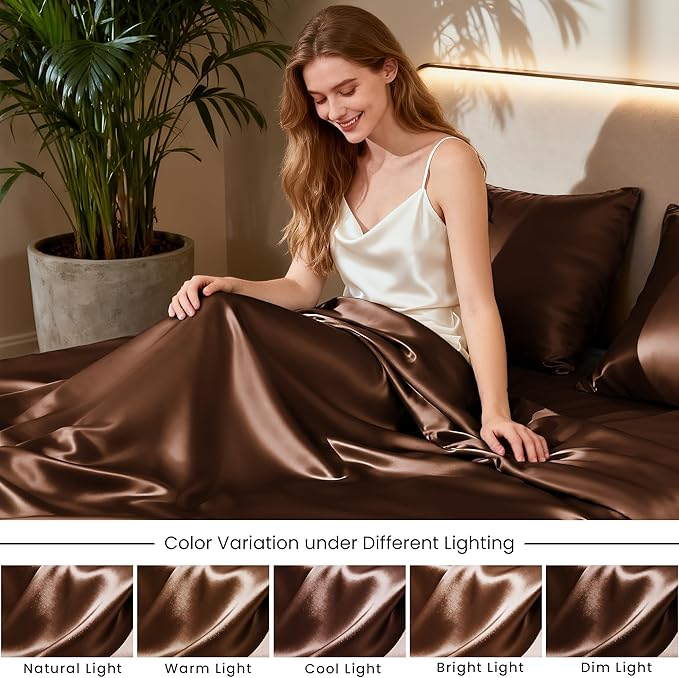 Love's cabin Satin Queen Sheets Set - Image 7