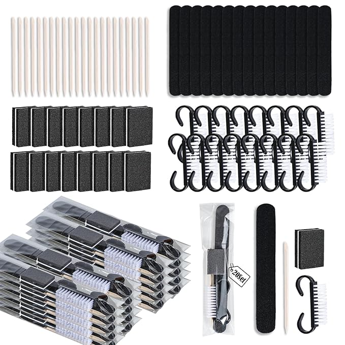 20 Sets Disposable Manicure Kit Basics 4 Piece Nail Kit by Uyolaxed