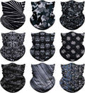 Venswell Neck Gaiter Face Mask Men Women, Seamless Bandana Rave Face Cover by Venswell