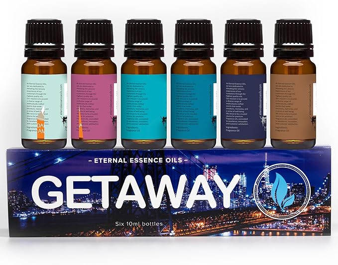 Get Away Gift Set of 6 Premium Grade Fragrance Oils - Image 6